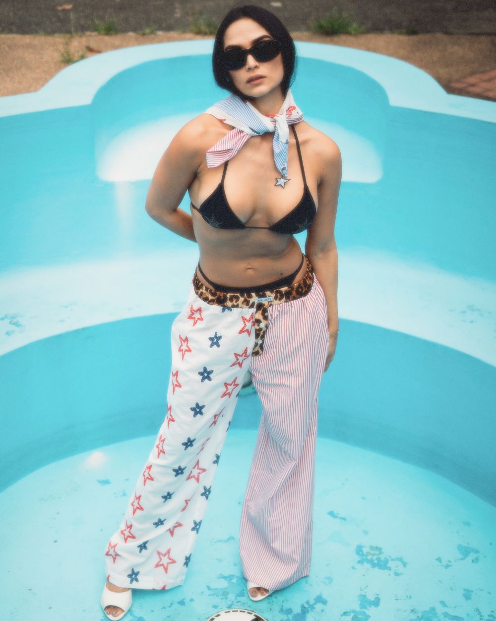 LEOPARDO RAYADO PANTS