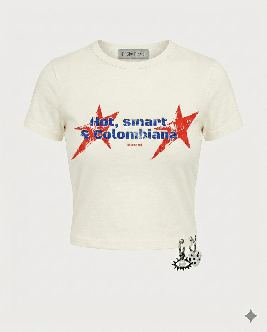 Hot & Smart baby tee + 1 charm